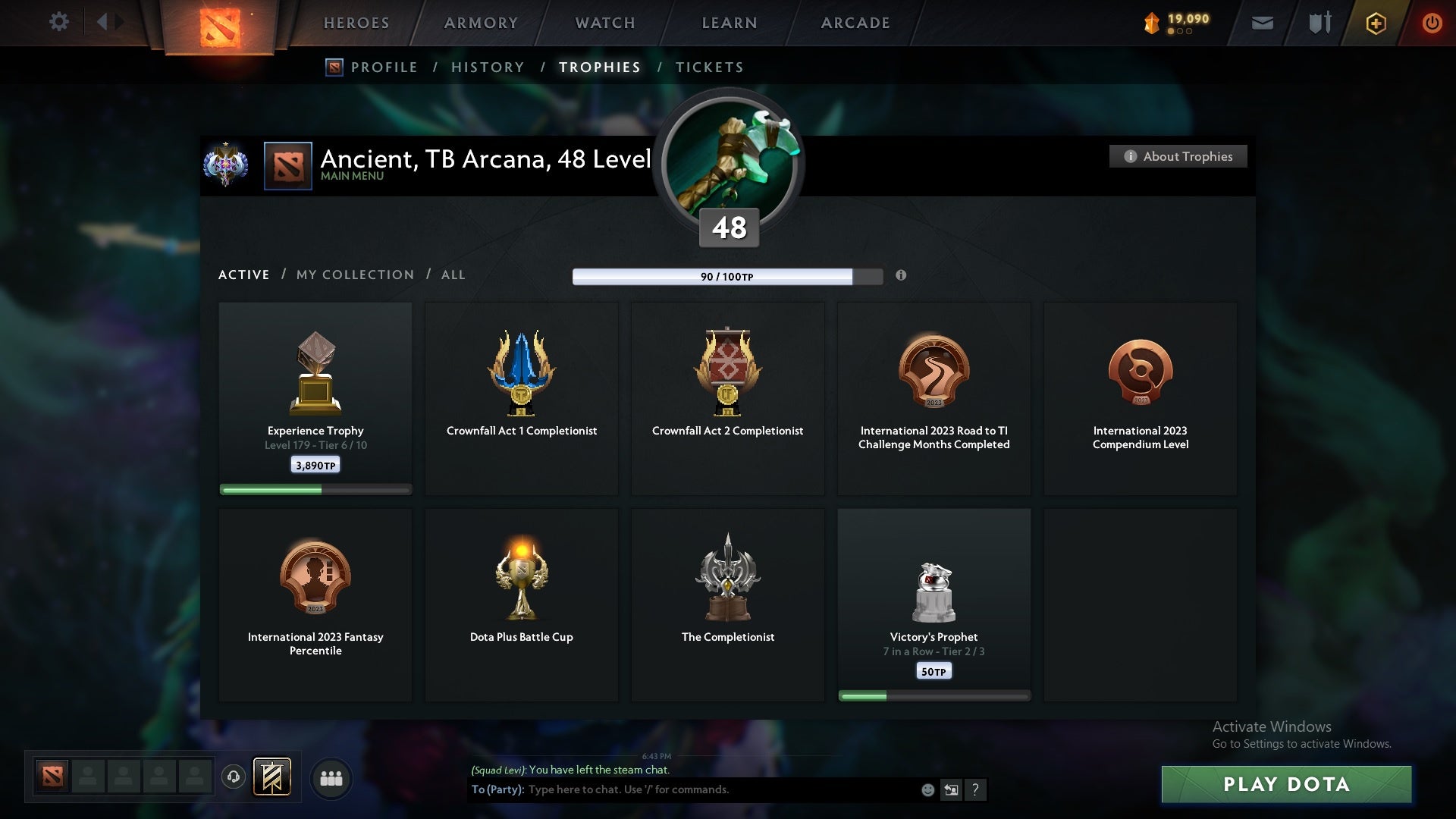 Ancient I | MMR: 3897 - Behavior: 9597 - Communication: 9597