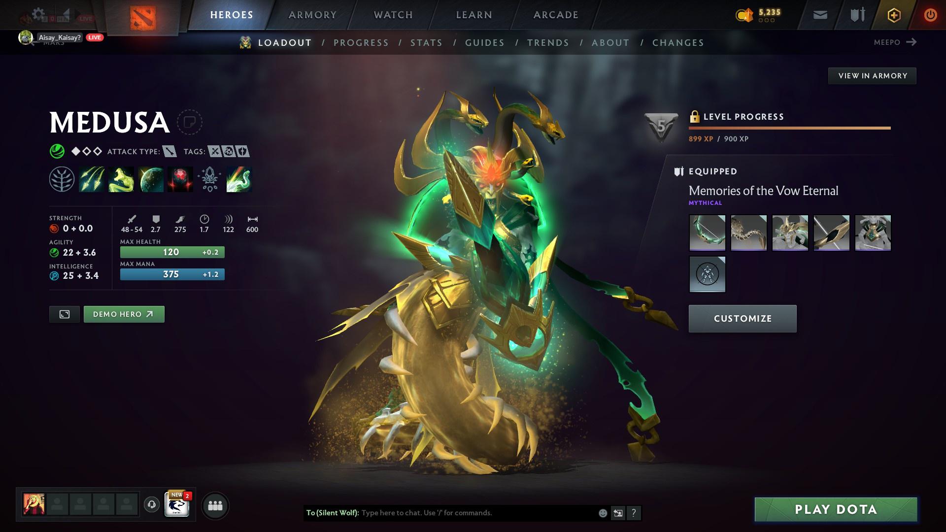 Ancient V | MMR: 4319 - Behavior: 8968 - Communication: 8968