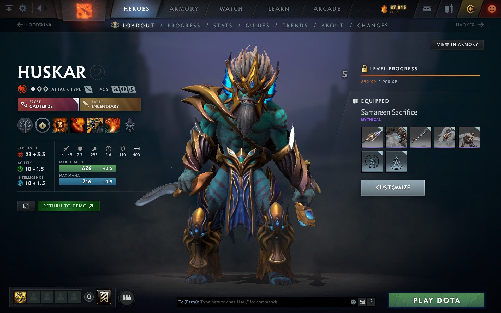 Legend III | MMR: 3454 - Behavior: 10686