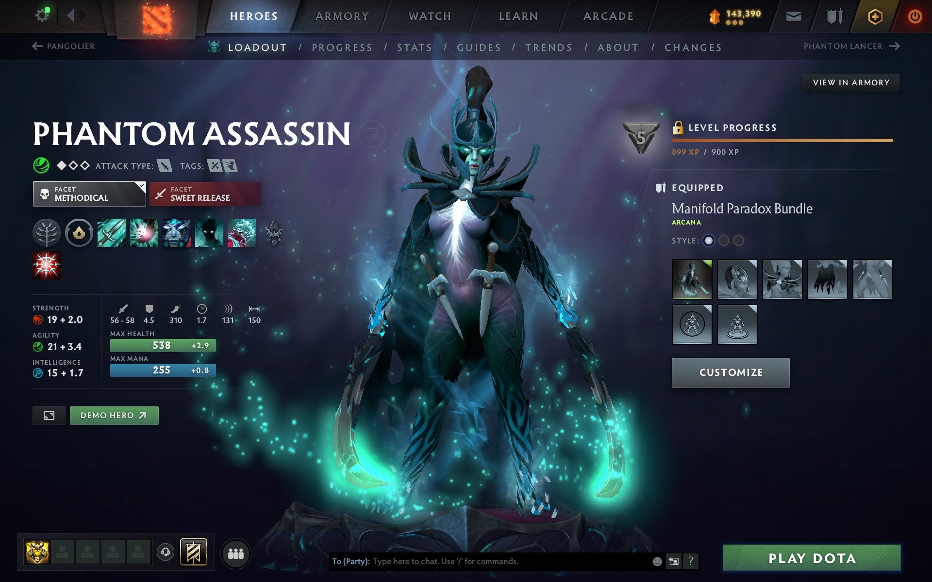 Legend IV | MMR: 3403 - Behavior: 8264