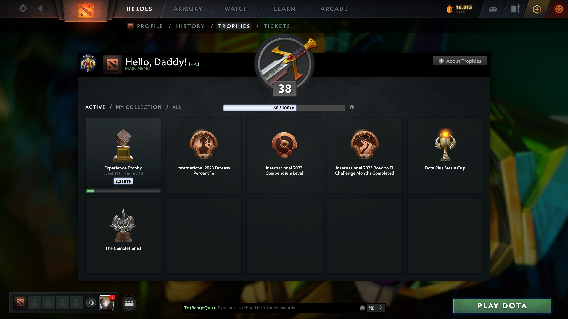 Legend IV | MMR: 3453 - Behavior: 10299 - Communication: 10299