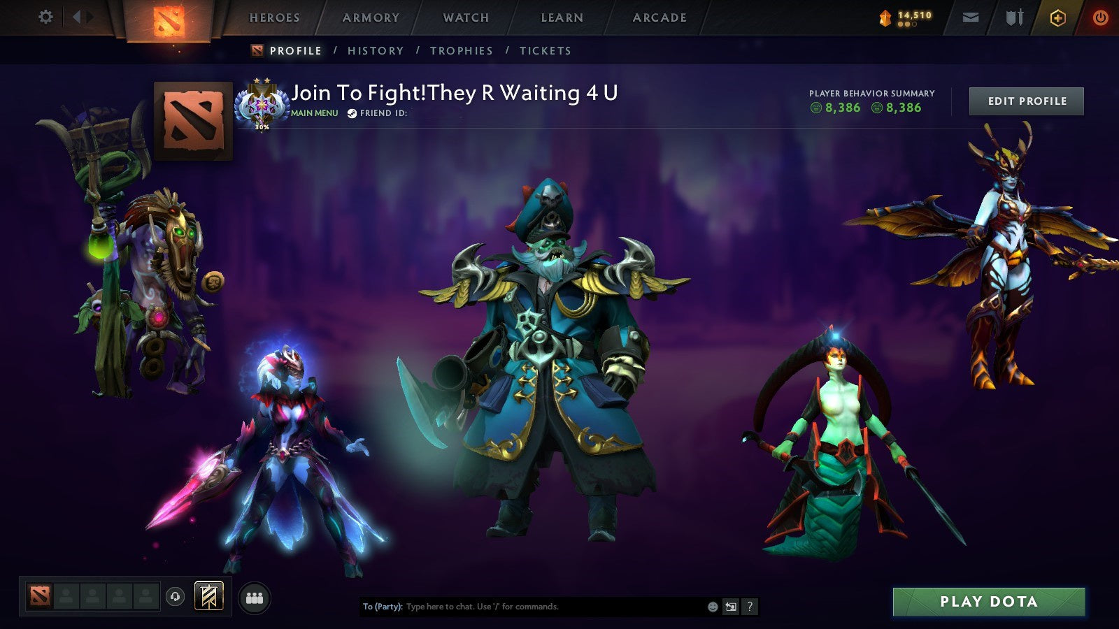 MMR: 4024 - Behavior: 8386