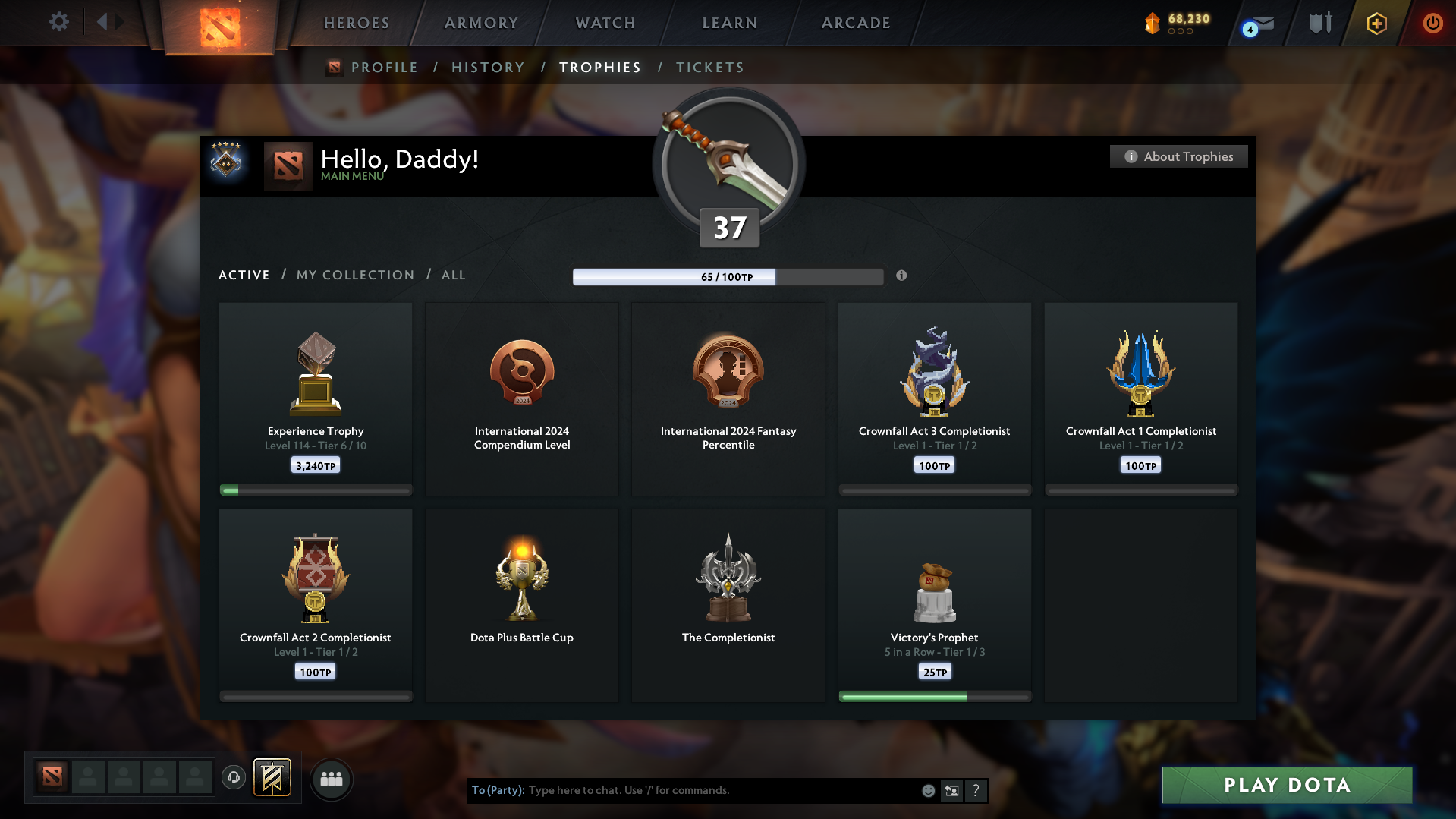 Guardian V | MMR: 1419 - Behavior: 12000 - Communication: 11940