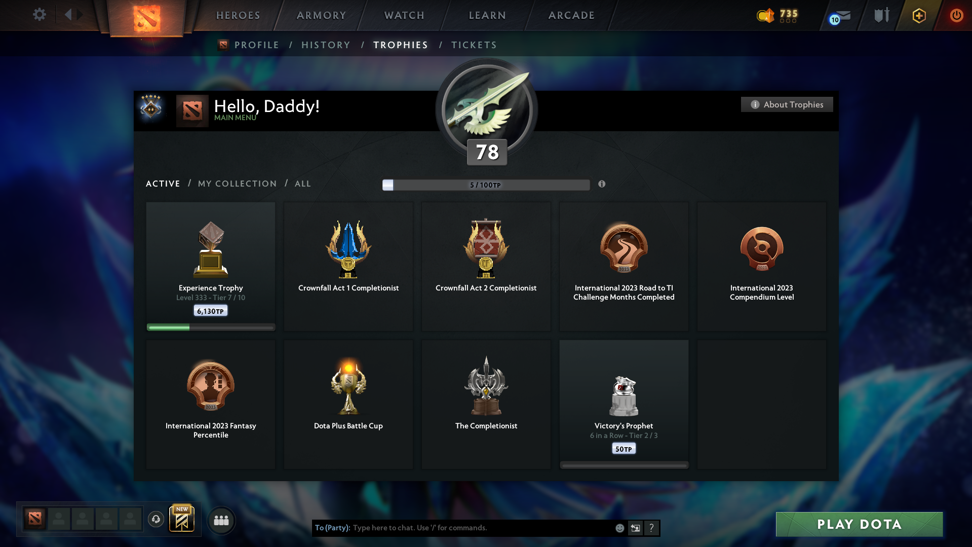 Guardian V | MMR: 1366 - Behavior: 8909 - Communication: 8909