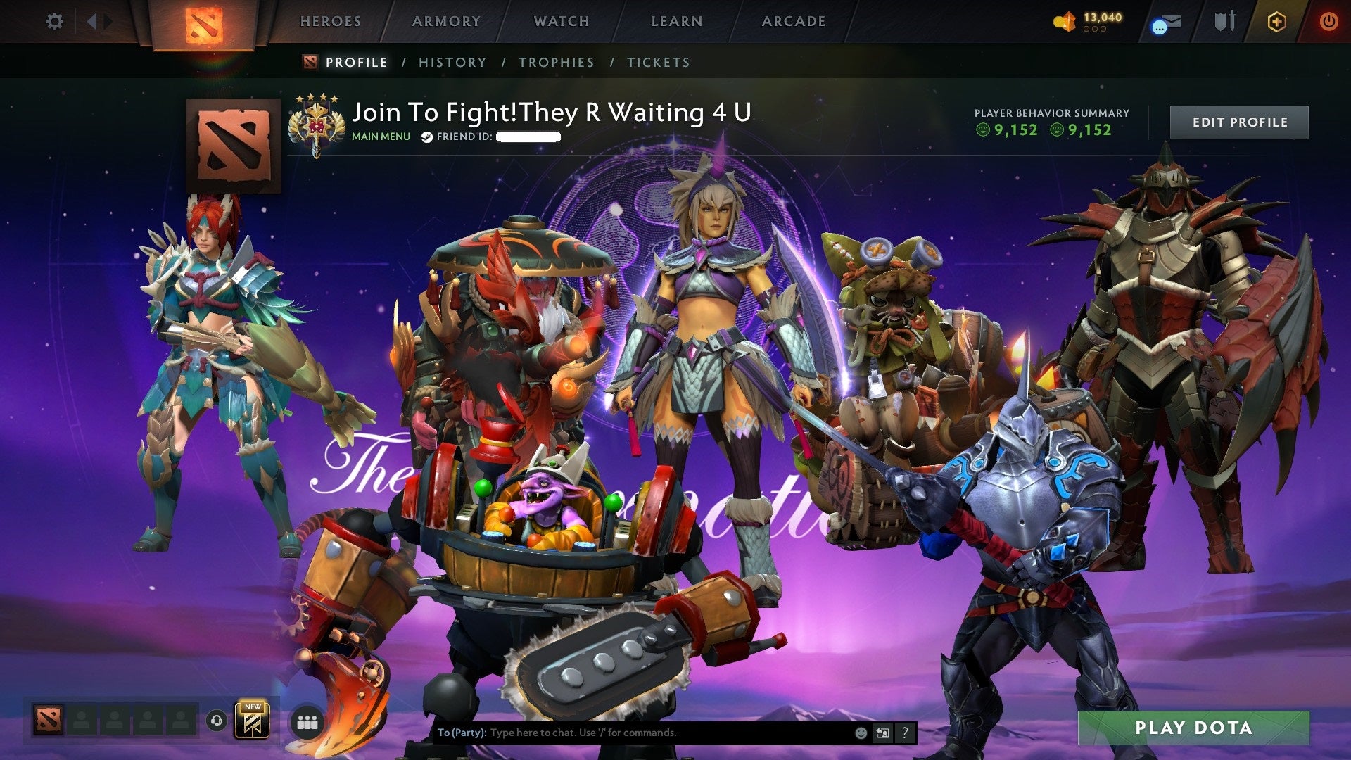 MMR: 3521 - Behavior: 9152