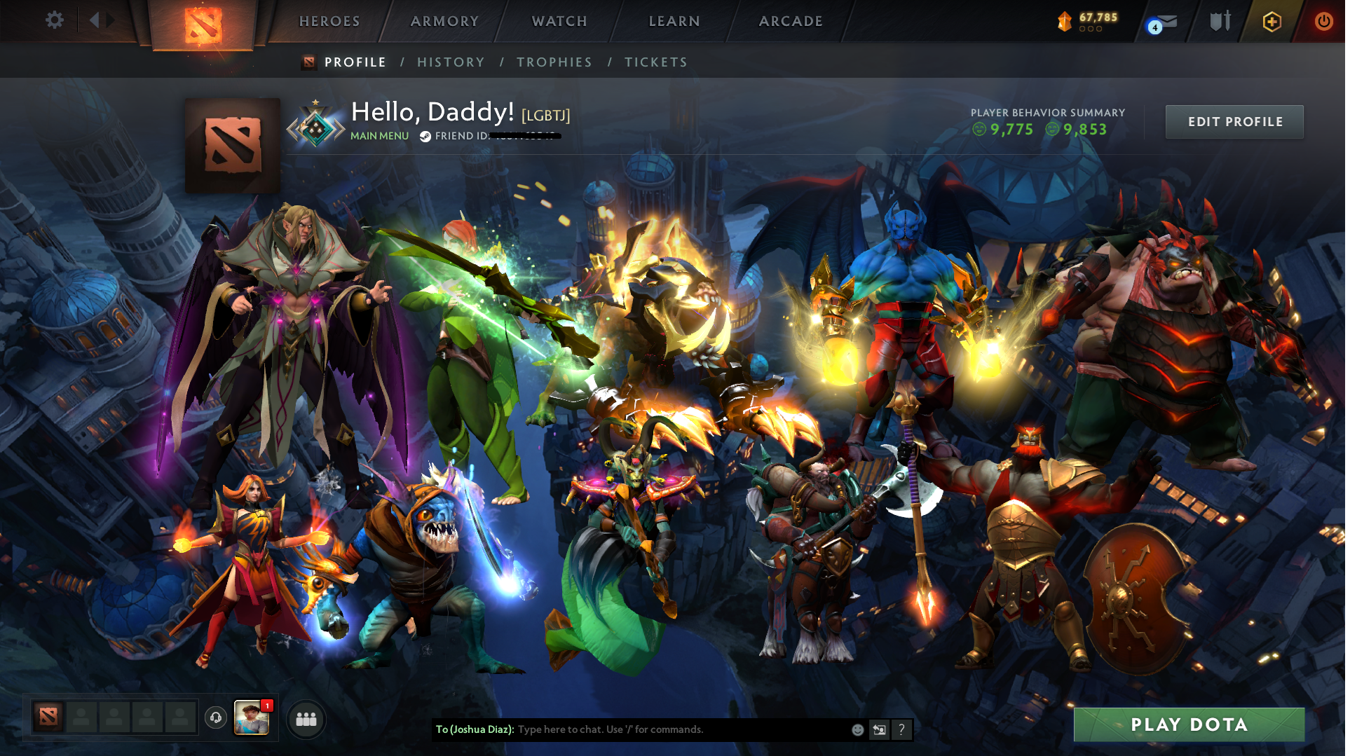 Crusader I | MMR: 1408 - Behavior: 9853 - Communication: 9775