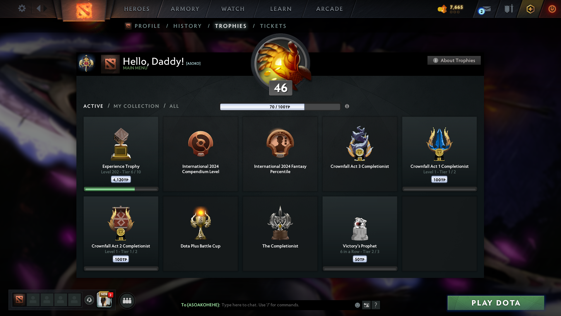 Legend I | MMR: 3221 - Behavior: 12000 - Communication: 12000