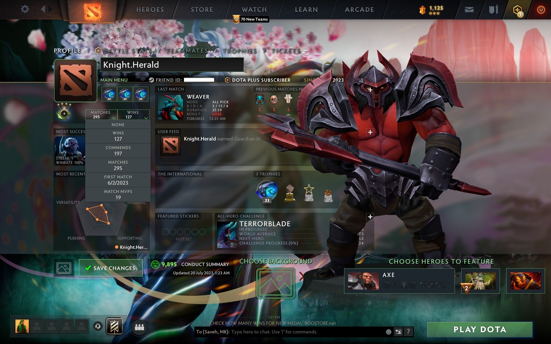 Herald IV | MMR: 403 - Behavior: 9895