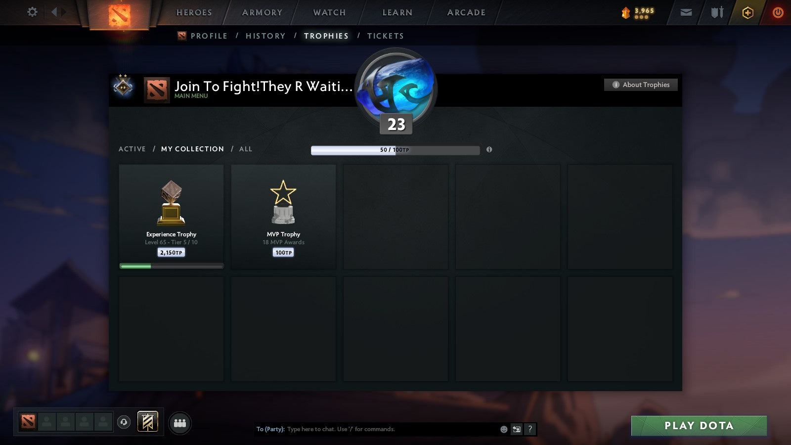 MMR: 955 - Behavior: 8199