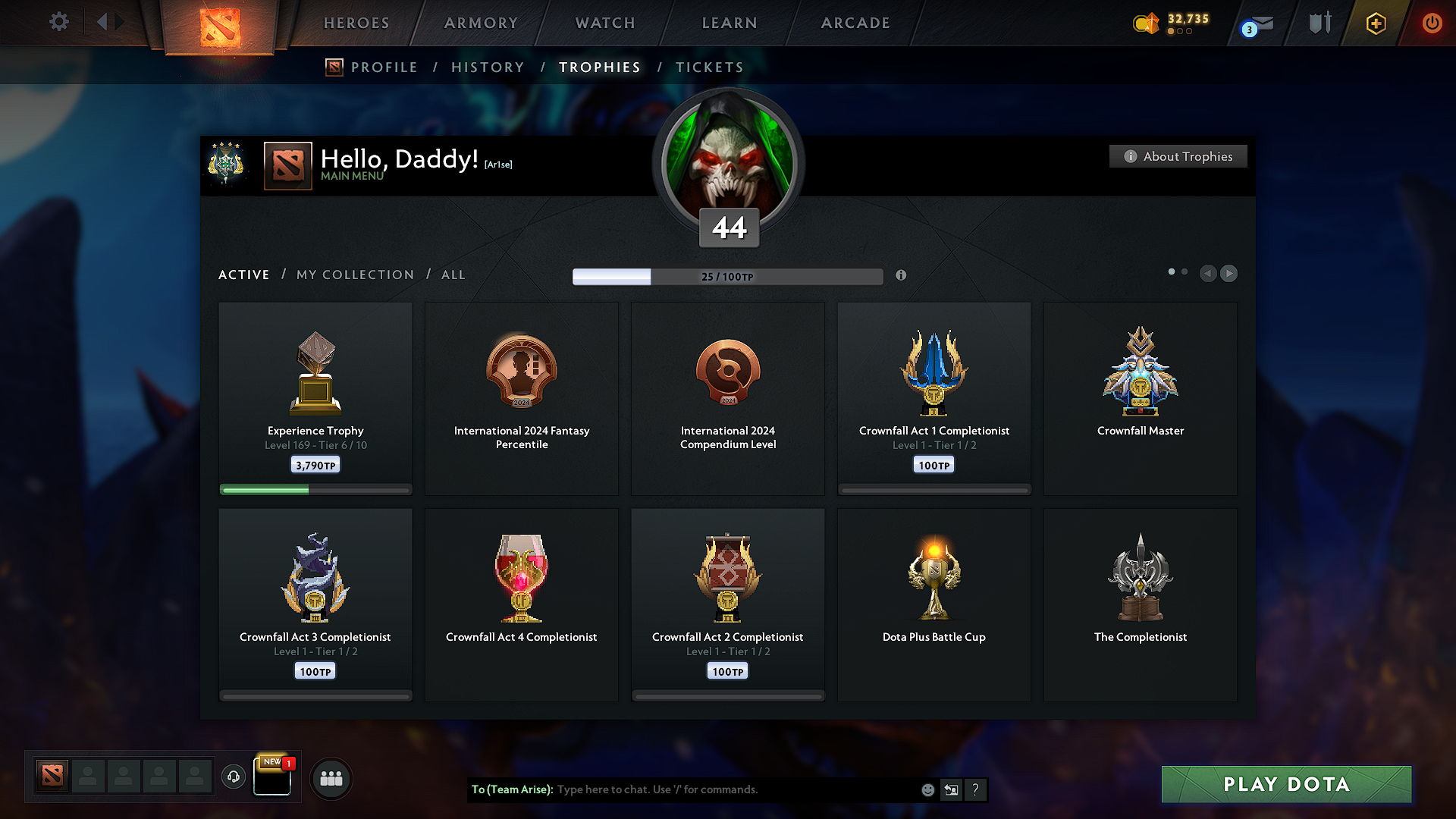 Archon IV | MMR: 2732 - Behavior: 11891 - Communication: 11891