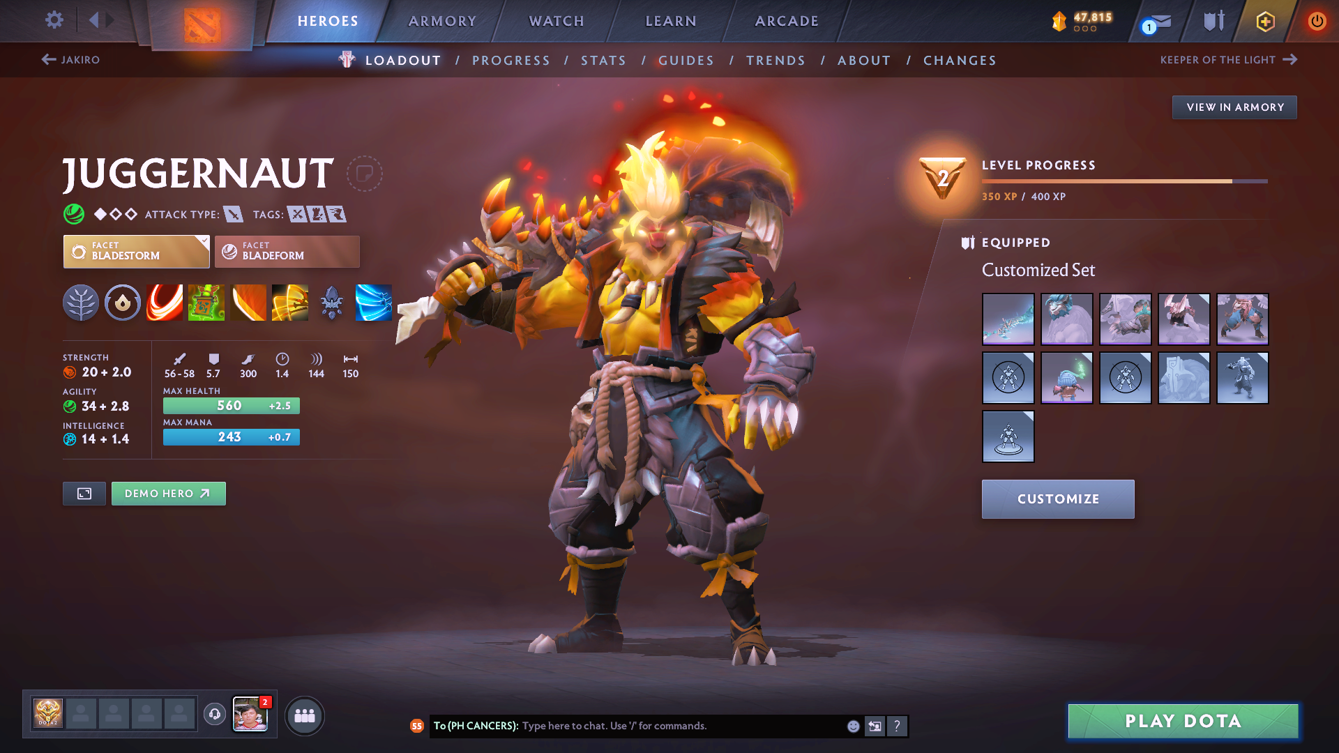 Legend I | MMR: 3108 - Behavior: 8795 - Communication: 8795