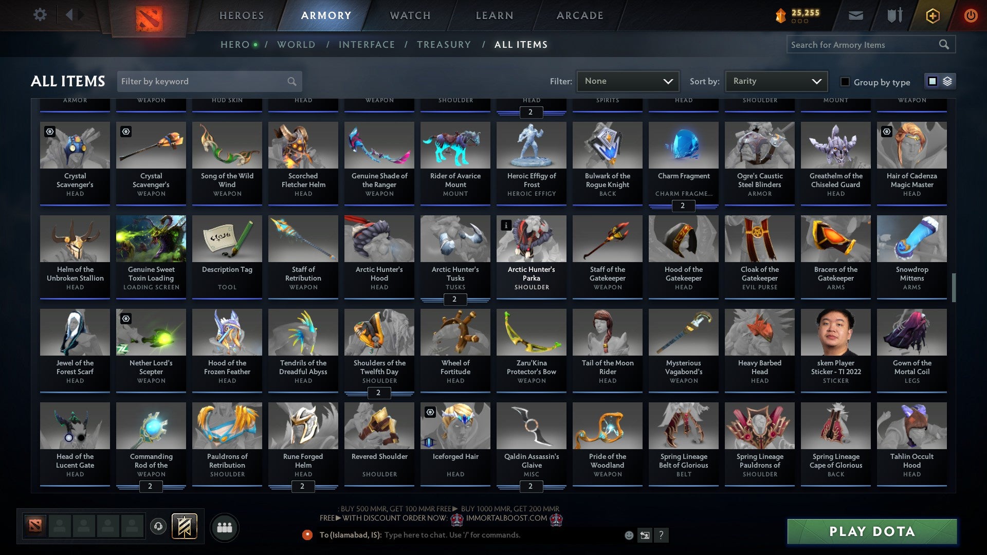 Ancient I | MMR: 3791 - Behavior: 10554 - Communication: 10554