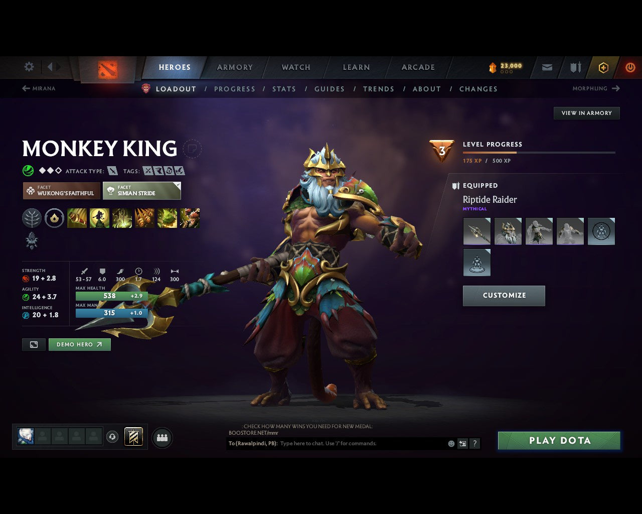 Guardian V | MMR: 1392 - Behavior: 8930