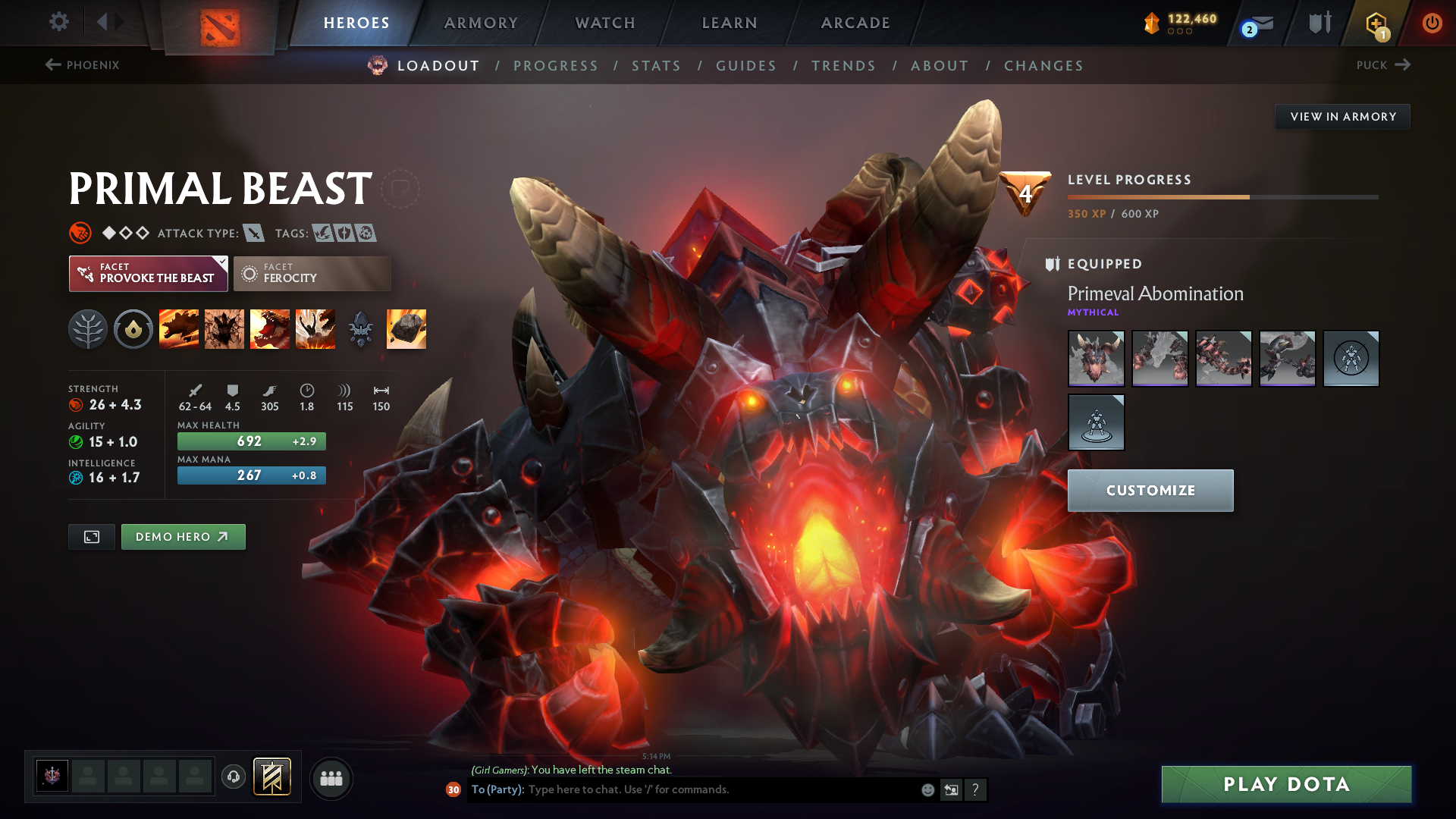 Immortal | MMR: 5633 - Behavior: 12000 - Communication: 12000