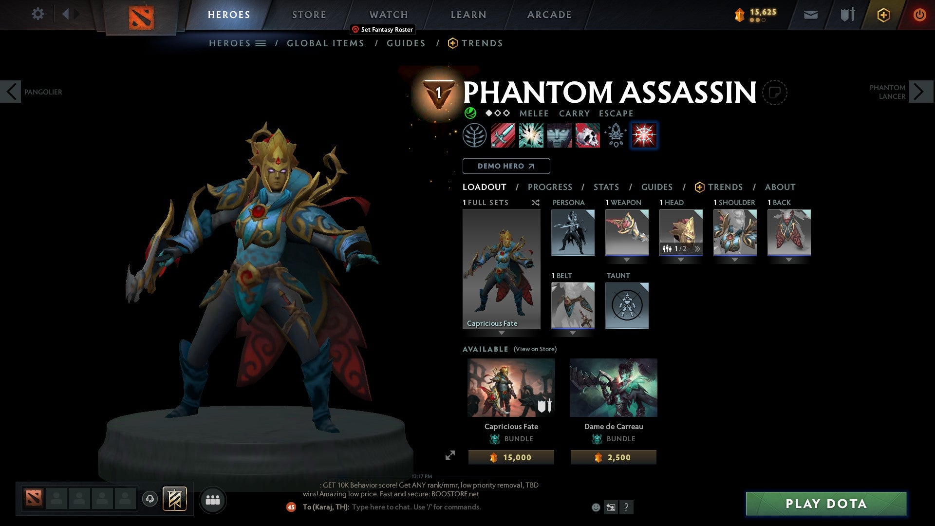 Immortal | MMR: 5548 - Behavior: 9840