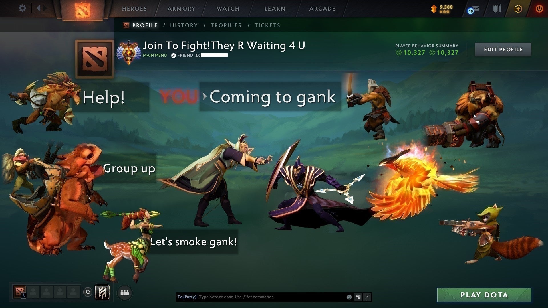 Immortal | MMR: 5904 - Behavior: 10327 - Communication: 10327