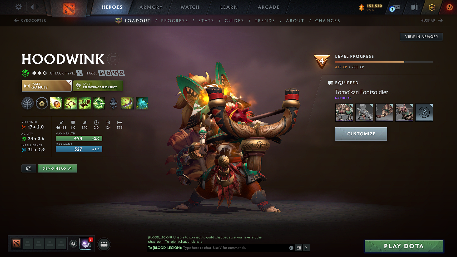 Herald IV | MMR: 495 - Behavior: 11547 - Communication: 11547