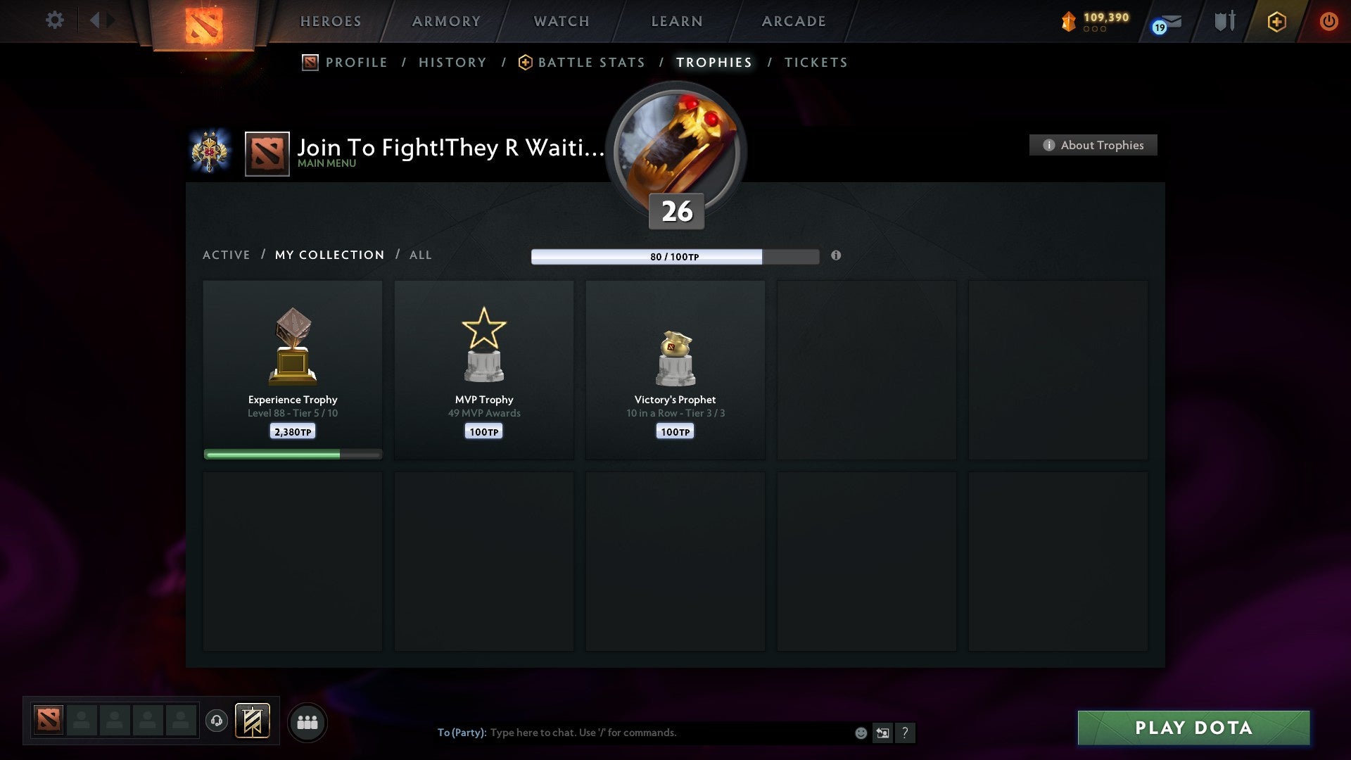 Legend II | MMR: 3531 - Behavior: 10800 - Communication: 10800