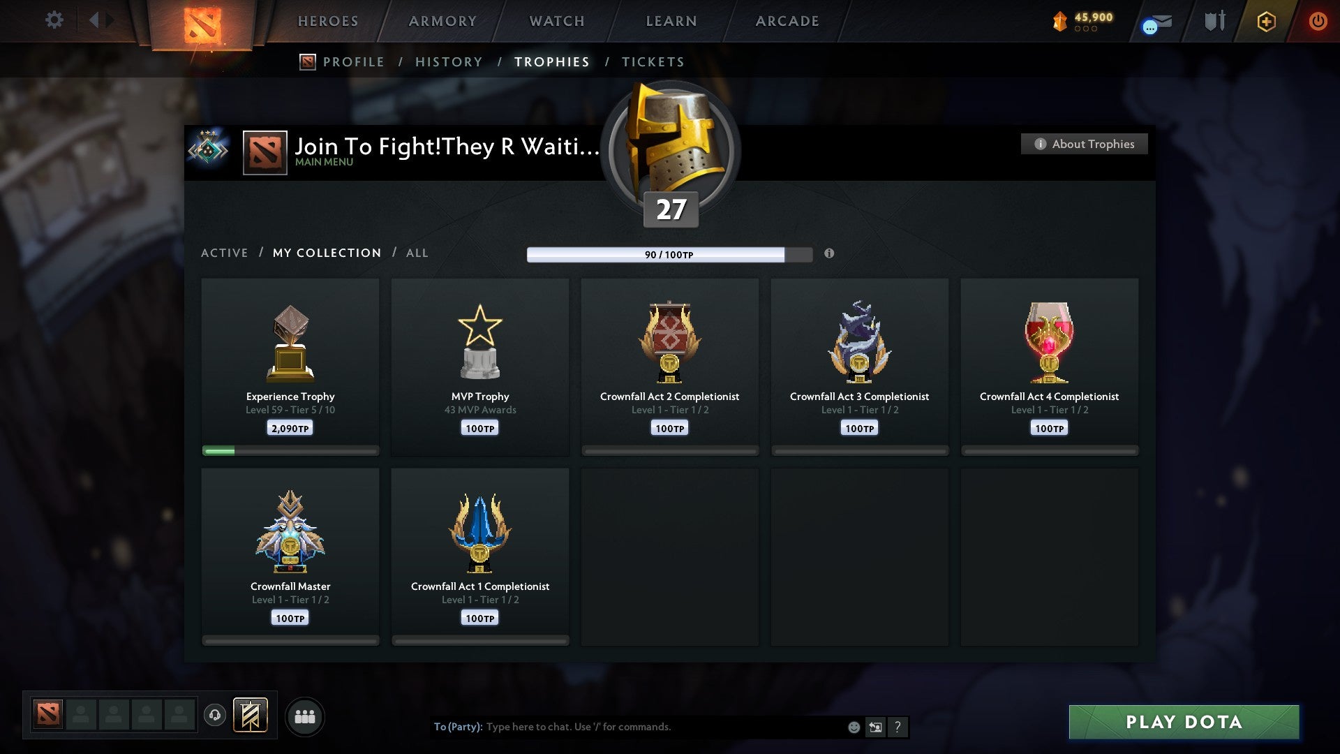 Crusader III | MMR: 1909 - Behavior: 9448 - Communication: 9448