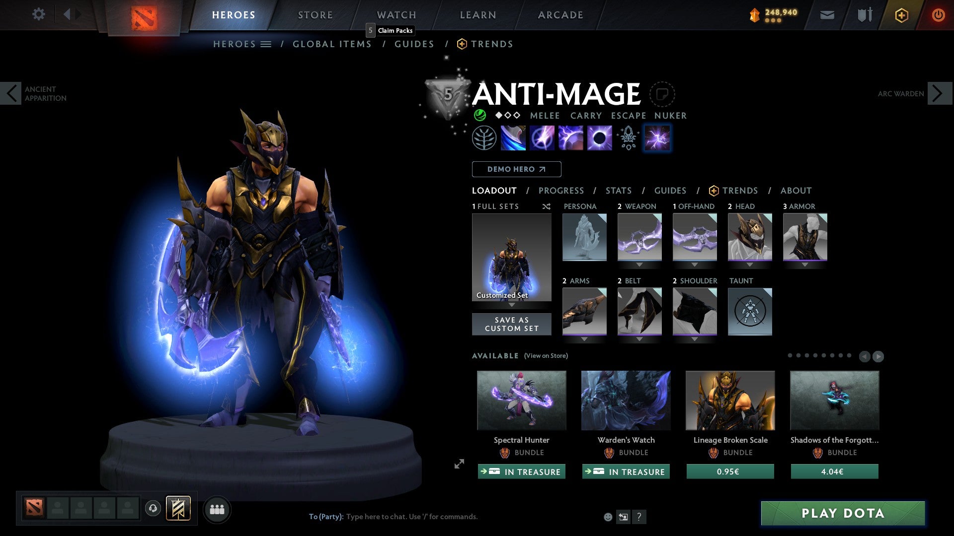Ancient II | MMR: 4139 - Behavior: 9890