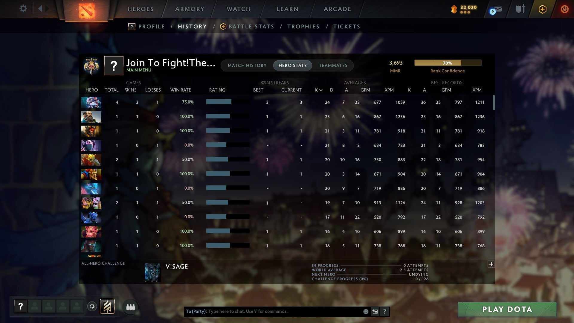 Legend V | MMR: 3693 - Behavior: 10026 - Communication: 10026