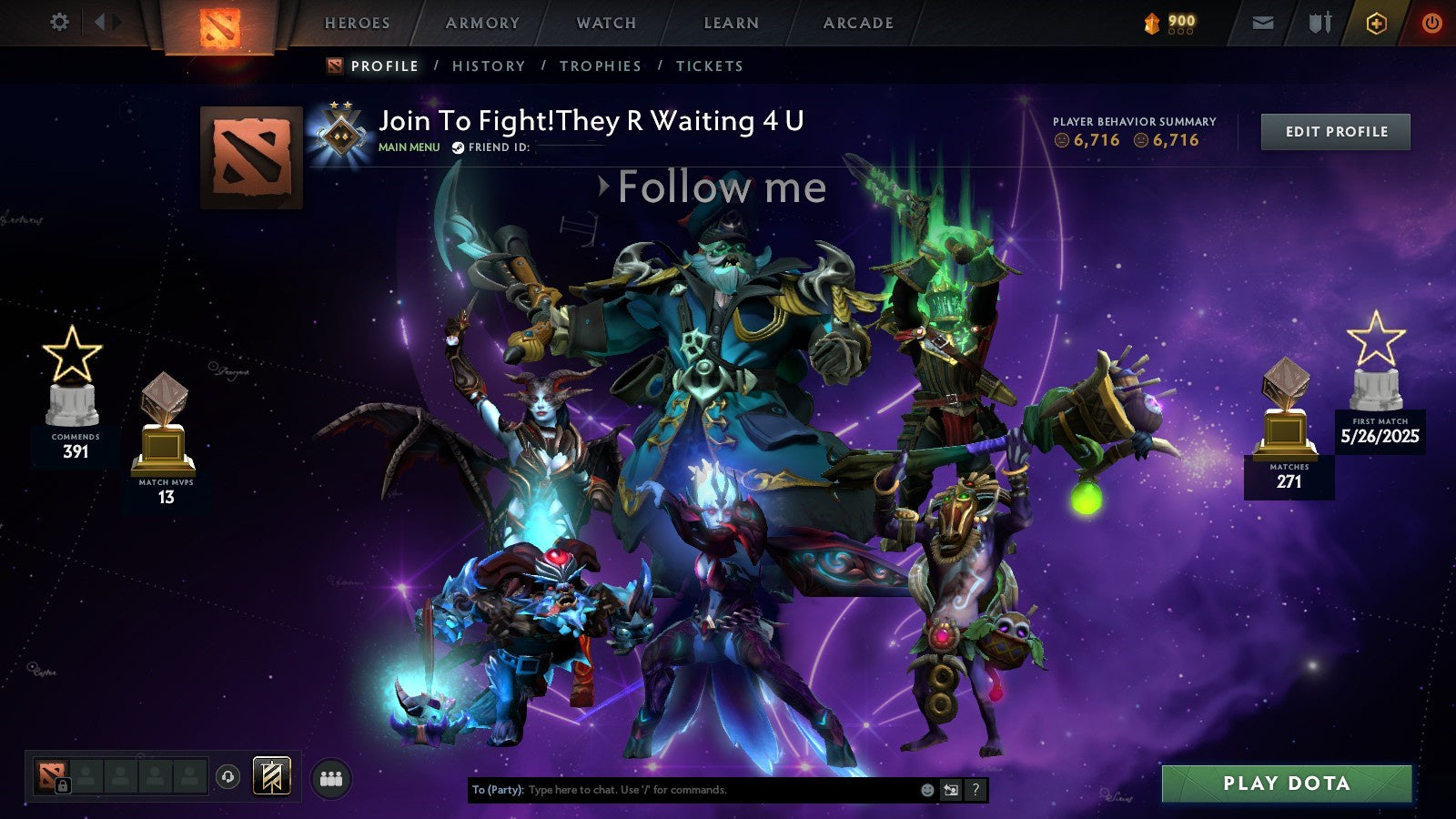 MMR: 801 - Behavior: 6716