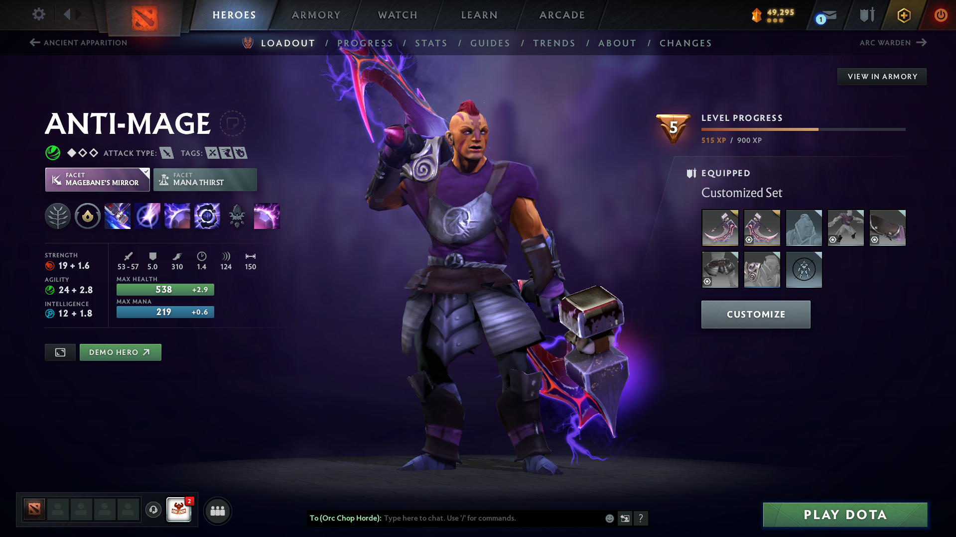 Divine V | MMR: 5479 - Behavior: 9877 - Communication: 9877