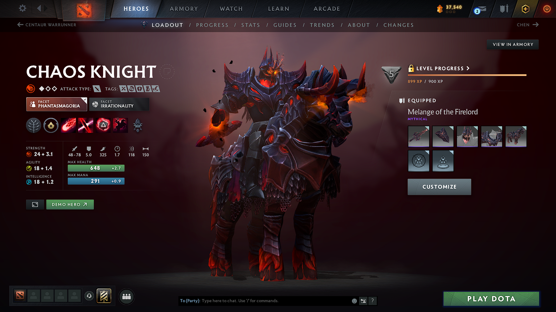 Legend I | MMR: 3092 - Behavior: 9871 - Communication: 9871