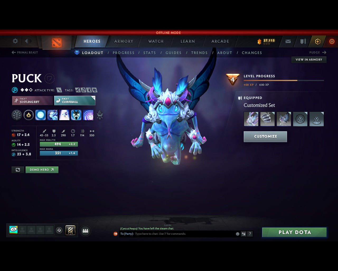 Immortal | MMR: 7124 - Behavior: 10380