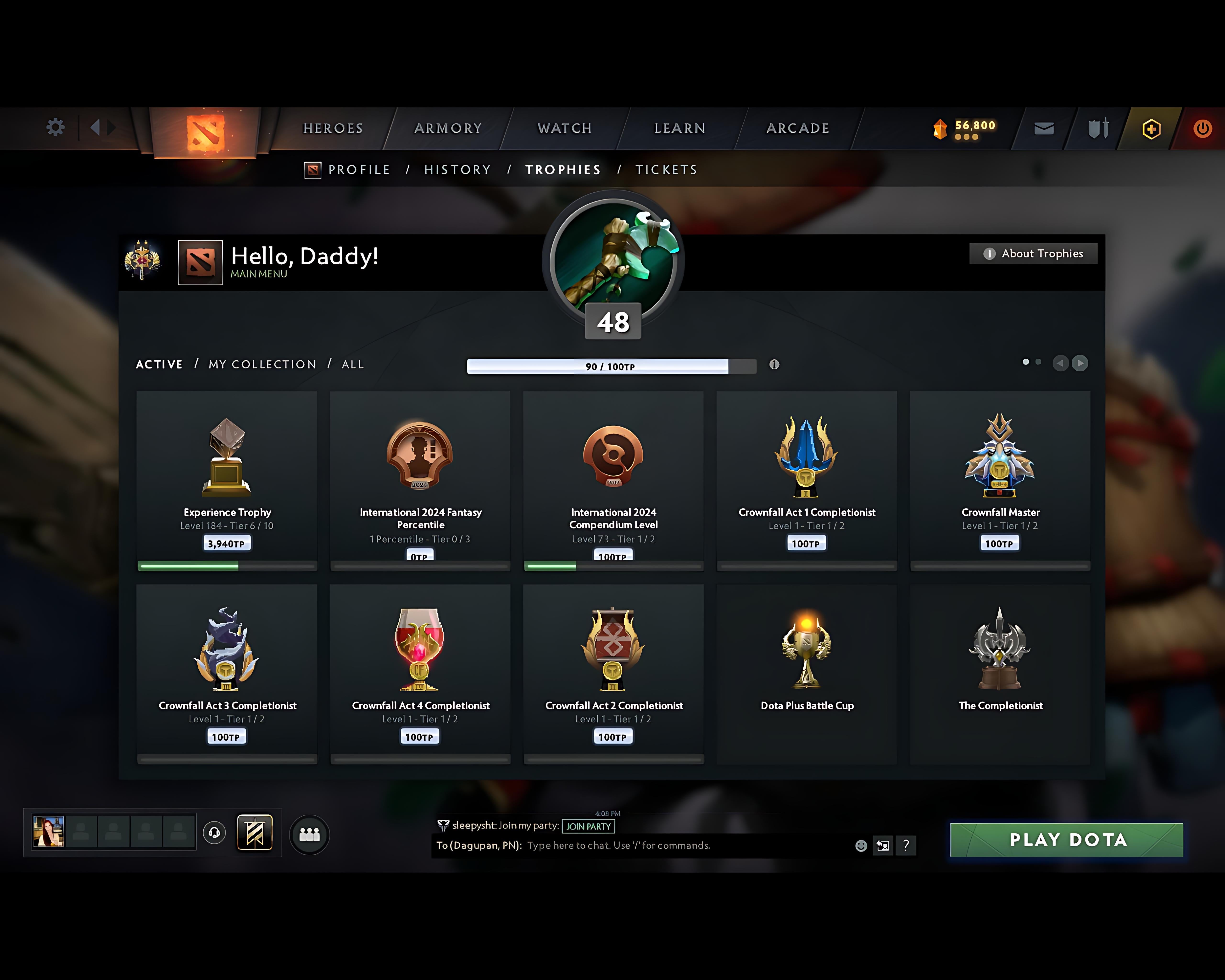 Legend II | MMR: 3225 - Behavior: 12000 - Communication: 12000