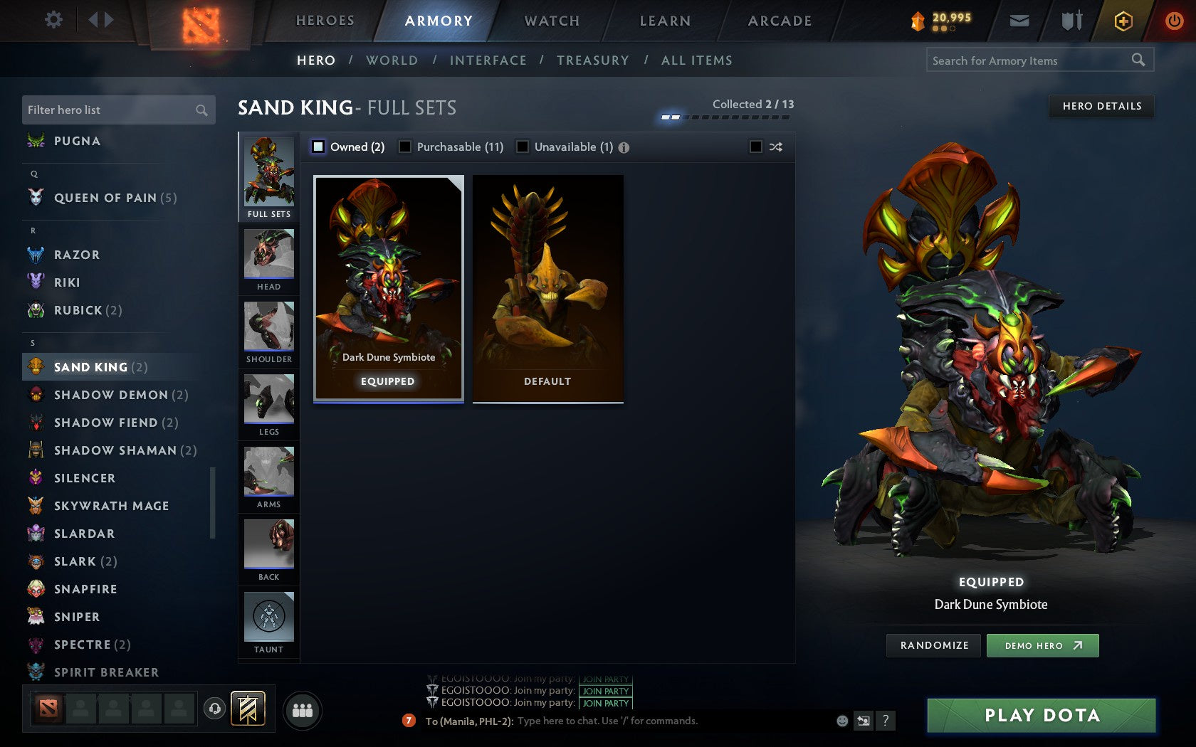 Legend I | MMR: 3094 - Behavior: 8546 - Communication: 8546