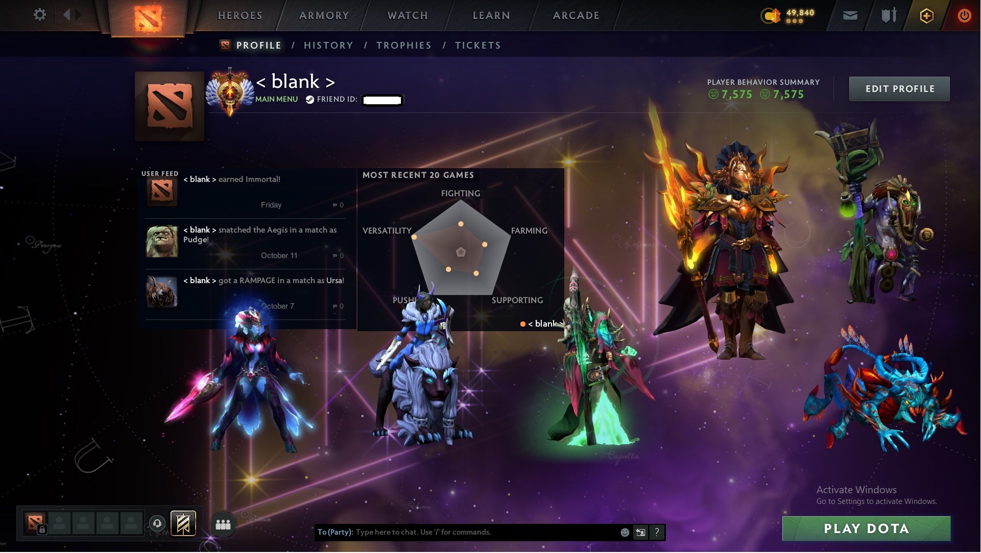 MMR: 7395 - Behavior: 7575