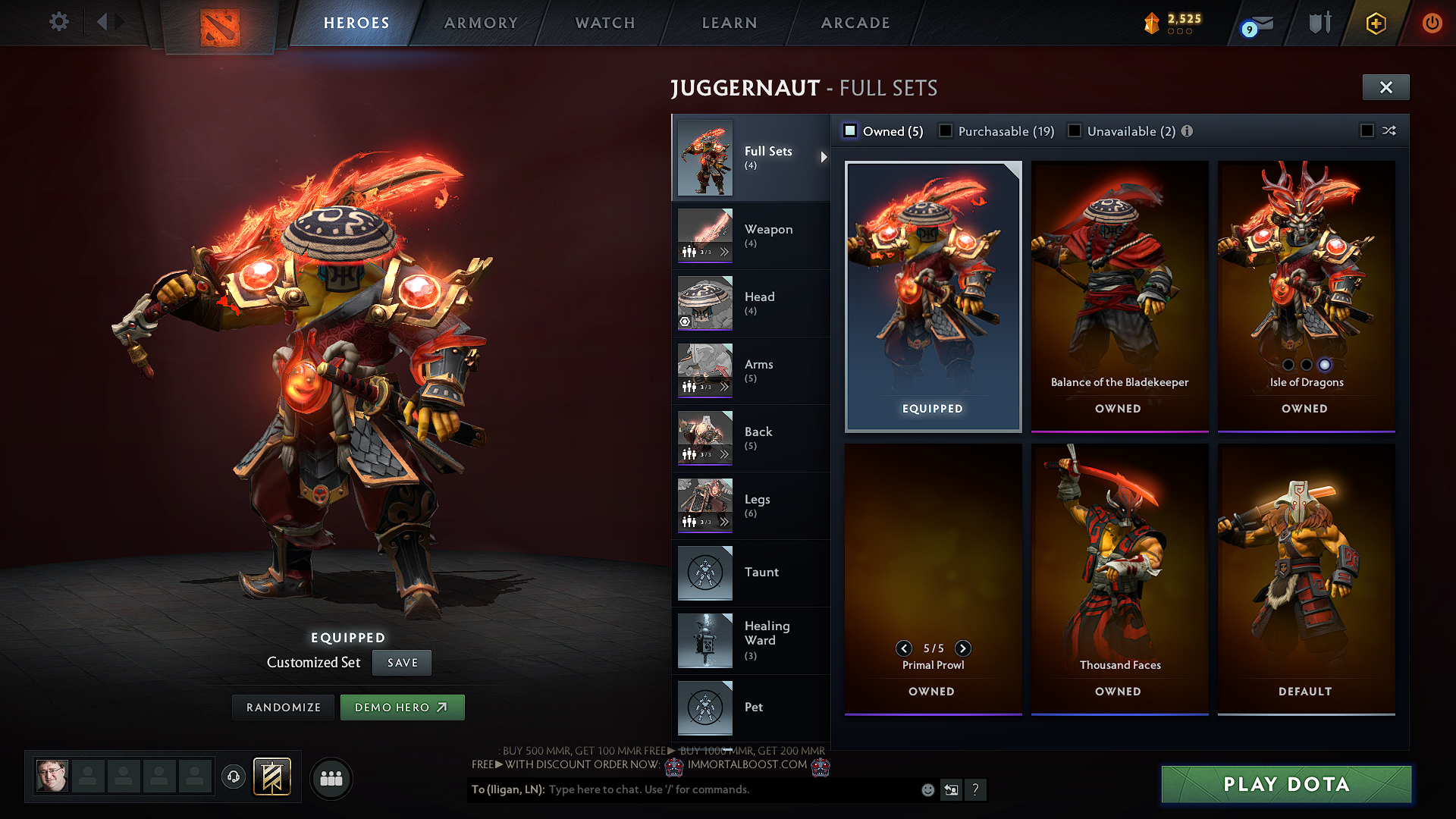 Legend IV | MMR: 3678 - Behavior: 11537 - Communication: 11537