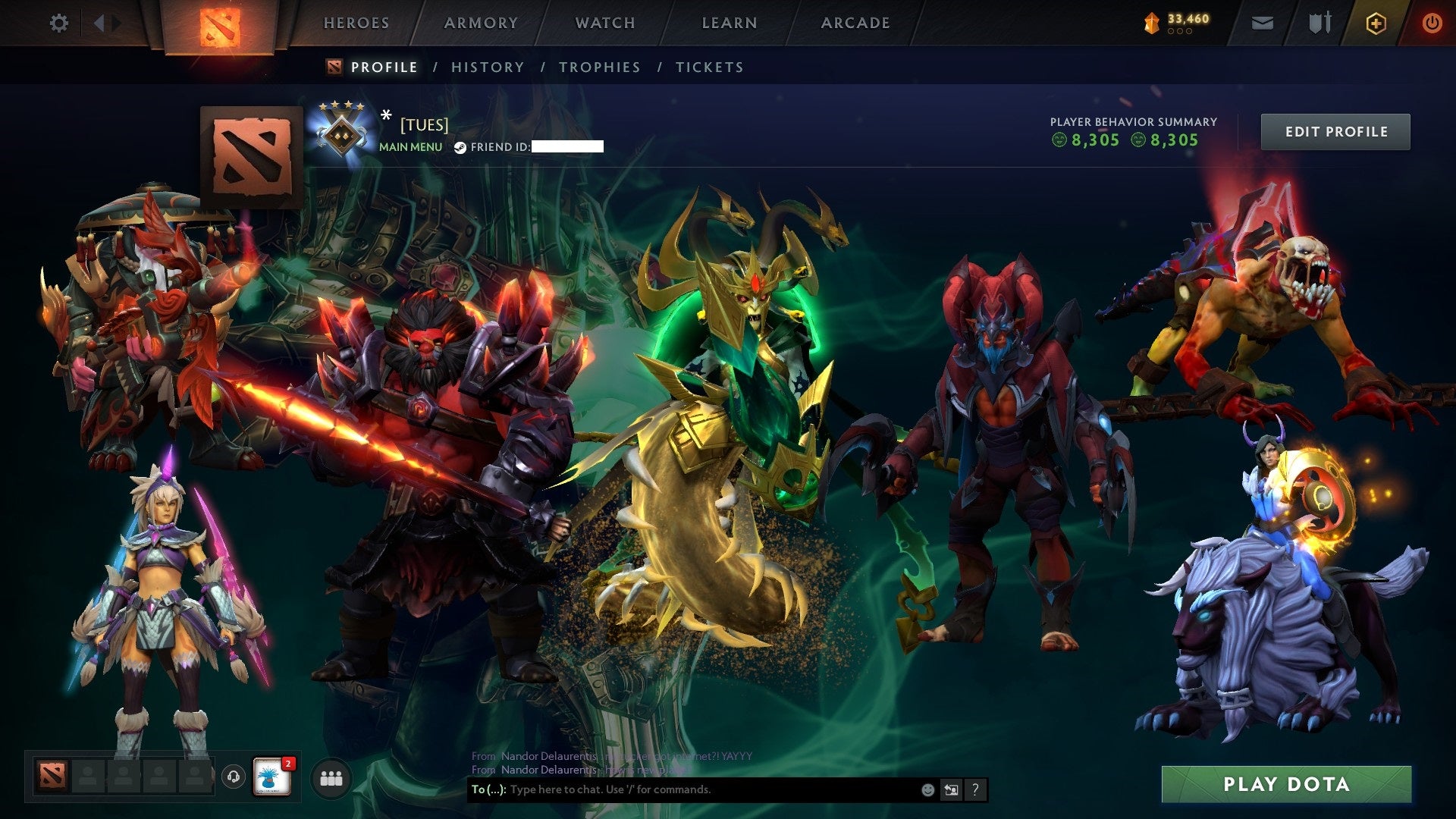 MMR: 1219 - Behavior: 8305