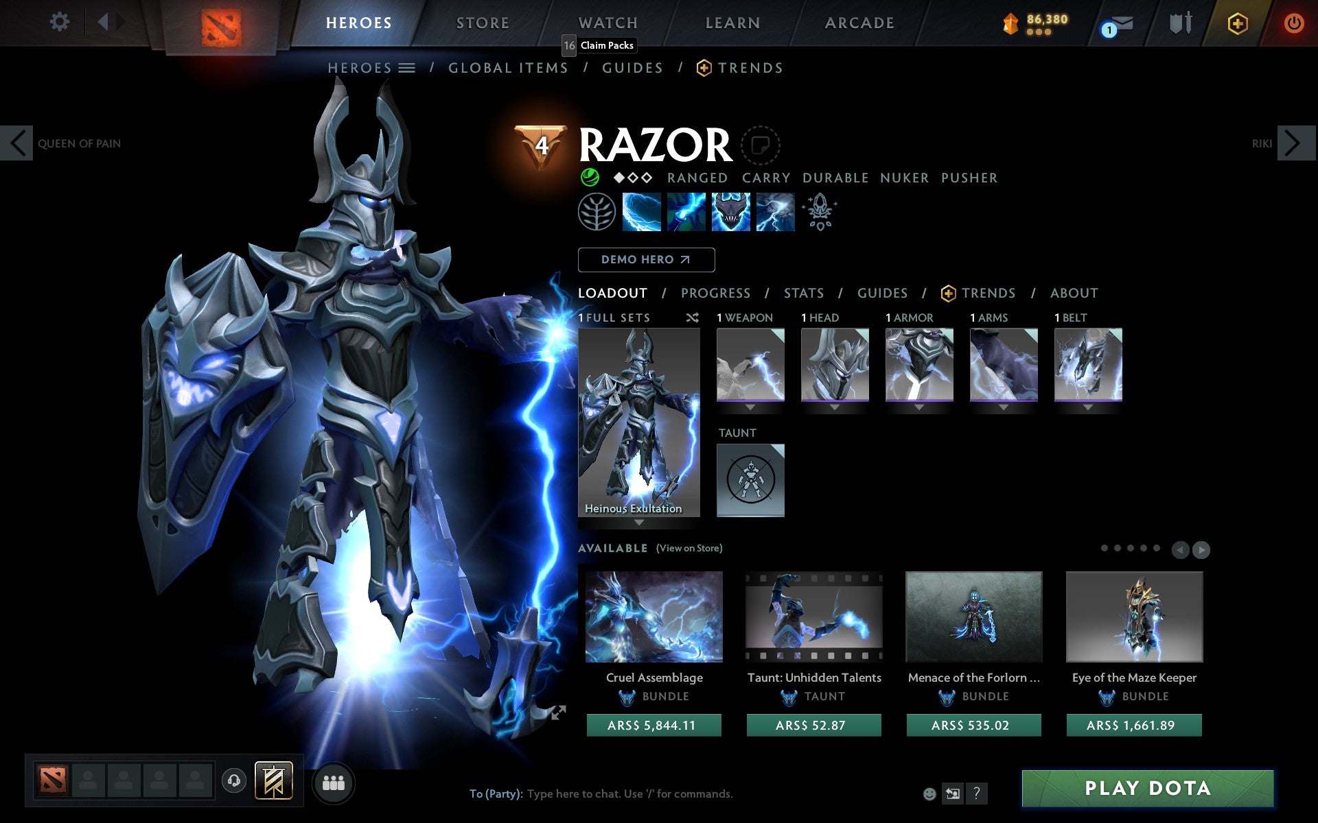 Immortal | MMR: 6234 - Behavior: 9510