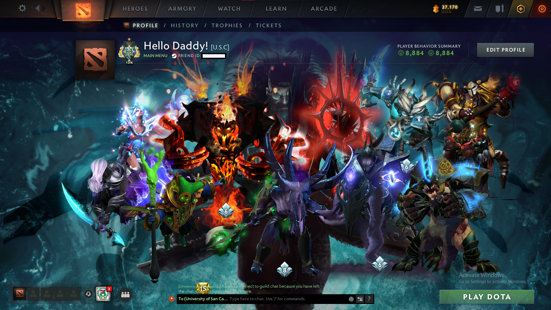 MMR: 2306 - Behavior: 8884