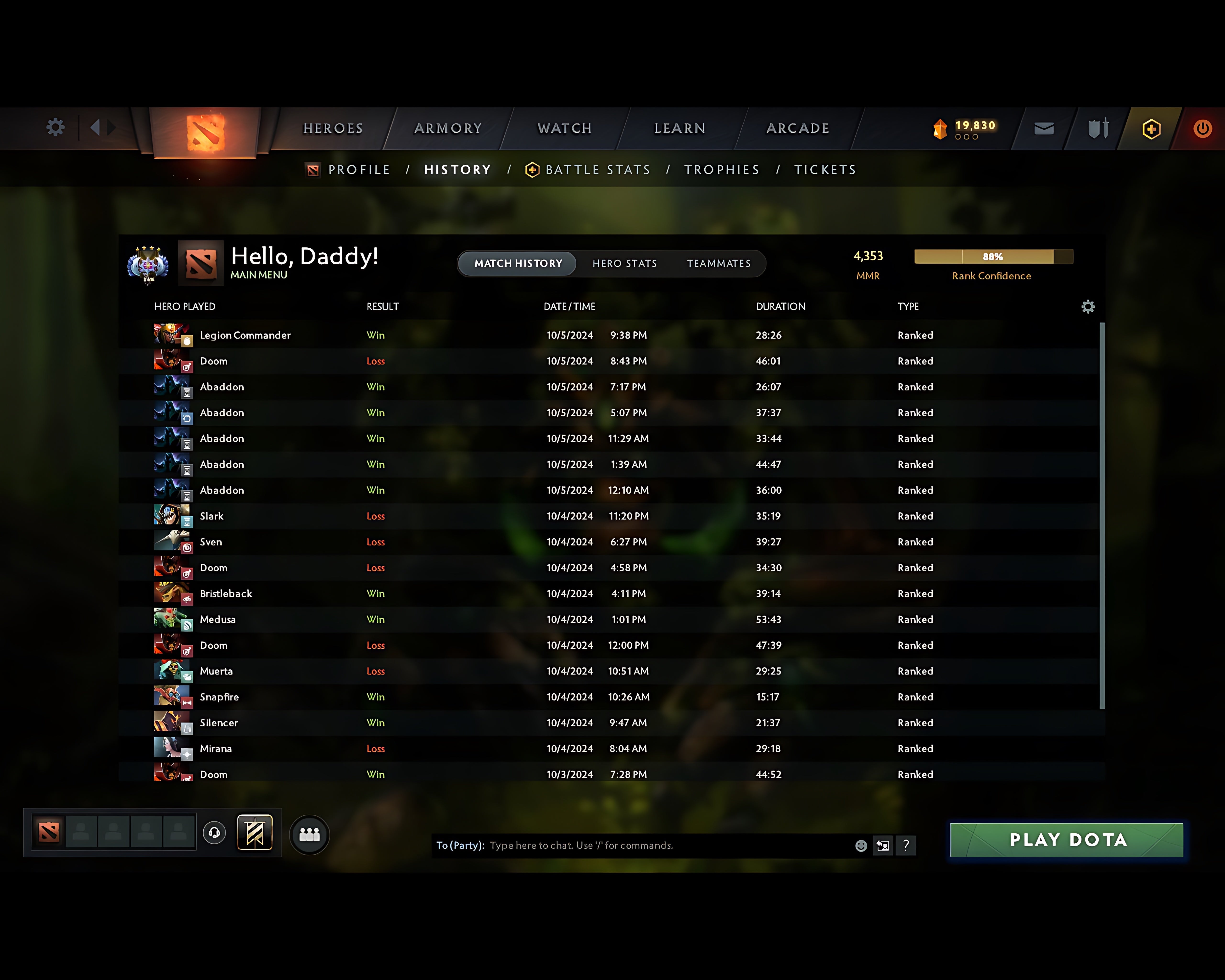 Ancient IV | MMR: 4353 - Behavior: 9002 - Communication: 9002