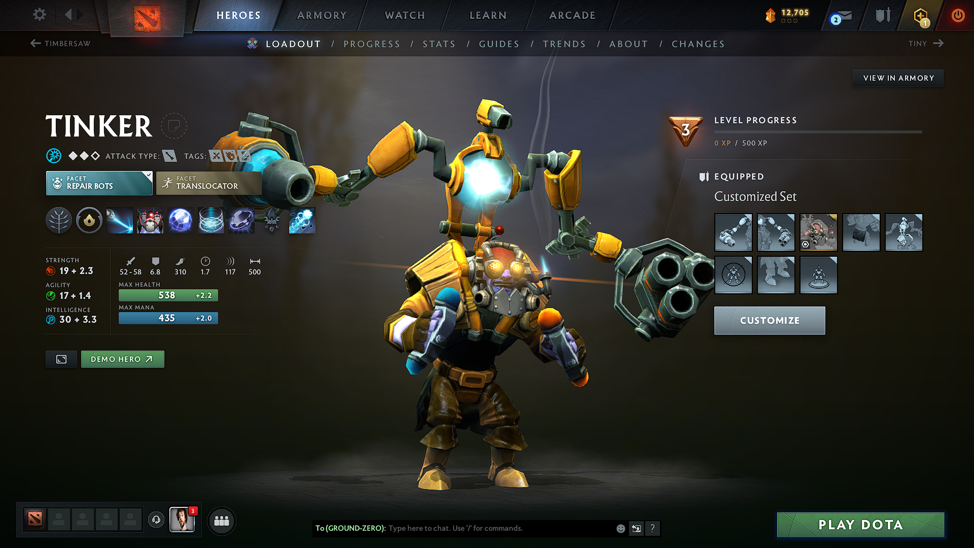 Legend I | MMR: 2984 - Behavior: 10642 - Communication: 10642