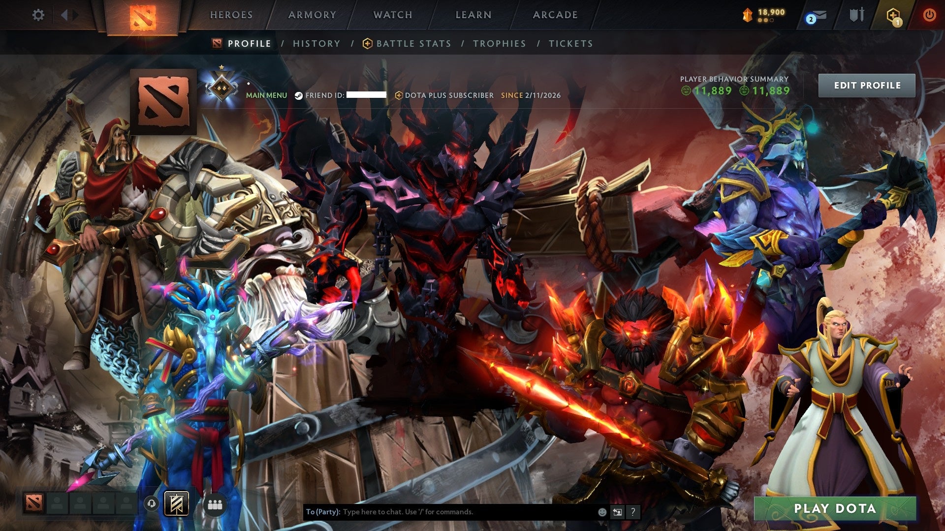 MMR: 691 - Behavior: 11889 – VikingDOTA