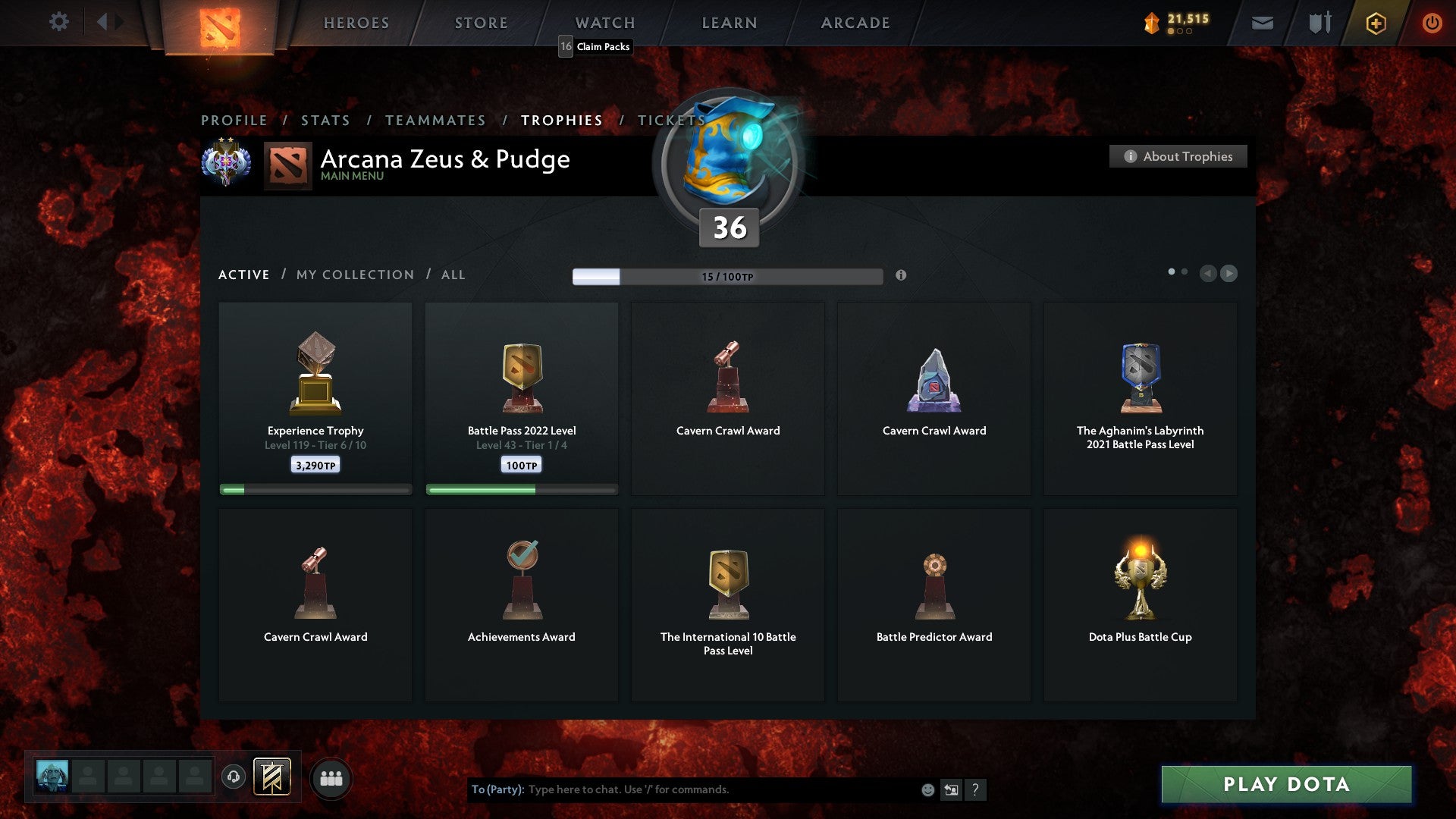 Ancient II | MMR: 4063 - Behavior: 10000