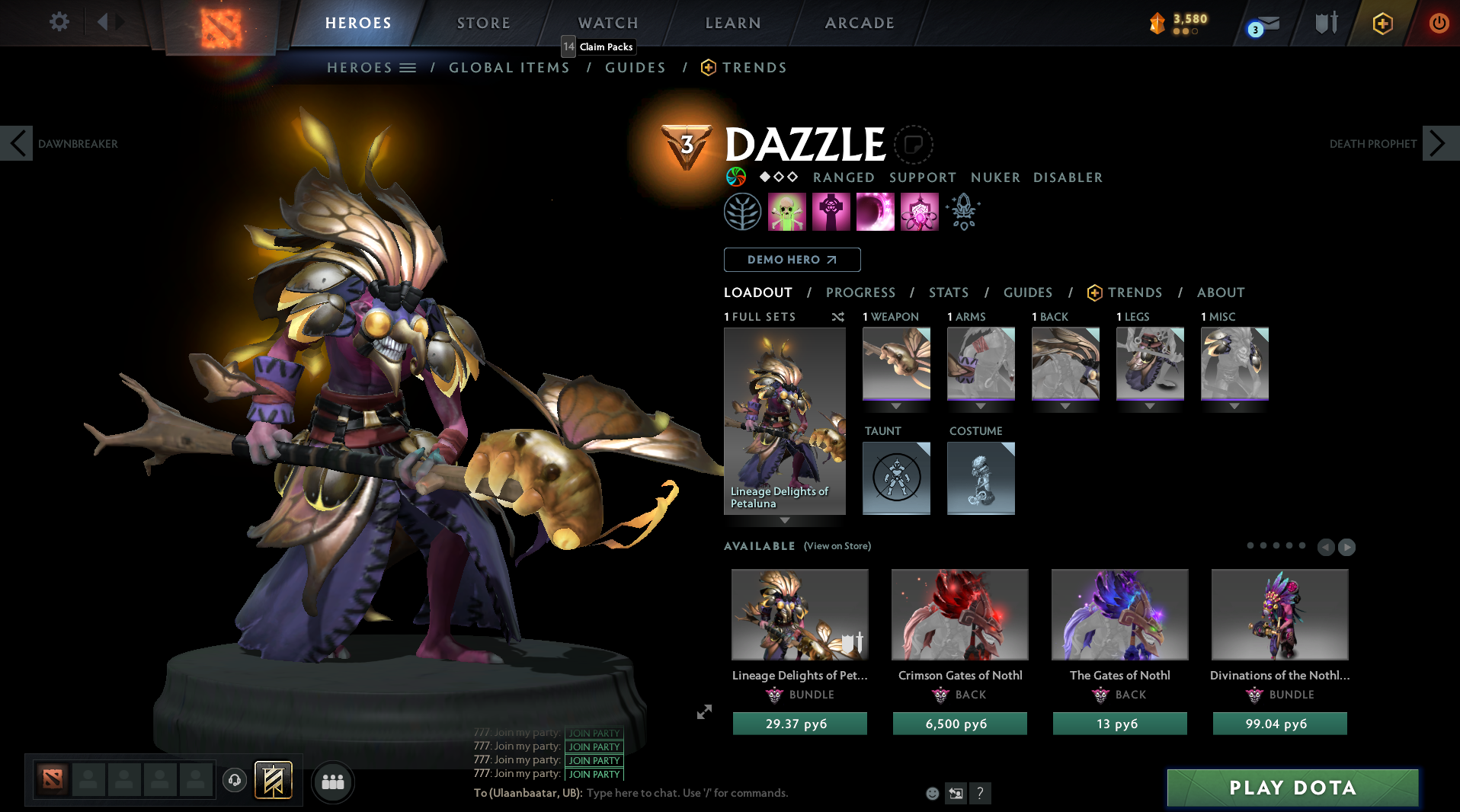 Divine V | MMR: 5523 - Behavior: 9840