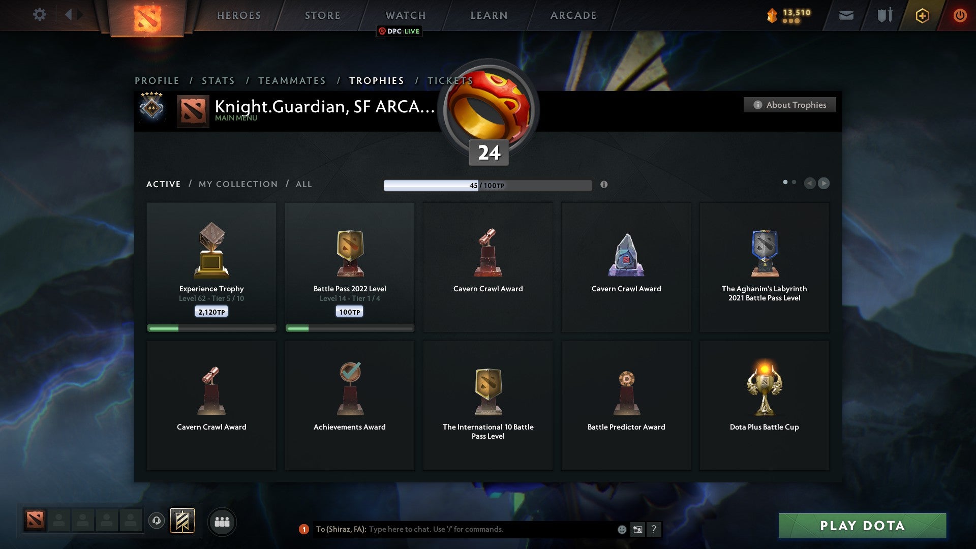 Guardian V | MMR: 1410 - Behavior: 9875