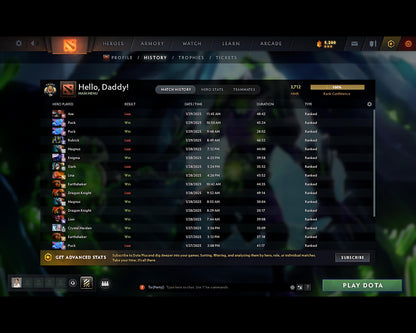 Legend V | MMR: 3712 - Behavior: 9342 - Communication: 9342