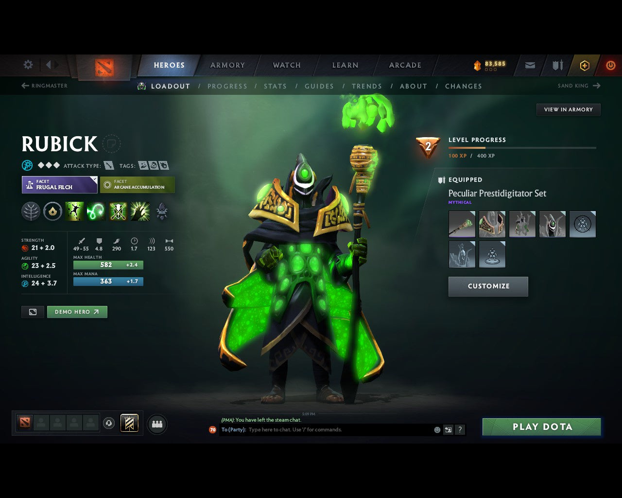 Archon V | MMR: 2816 - Behavior: 8652 - Communication: 8652