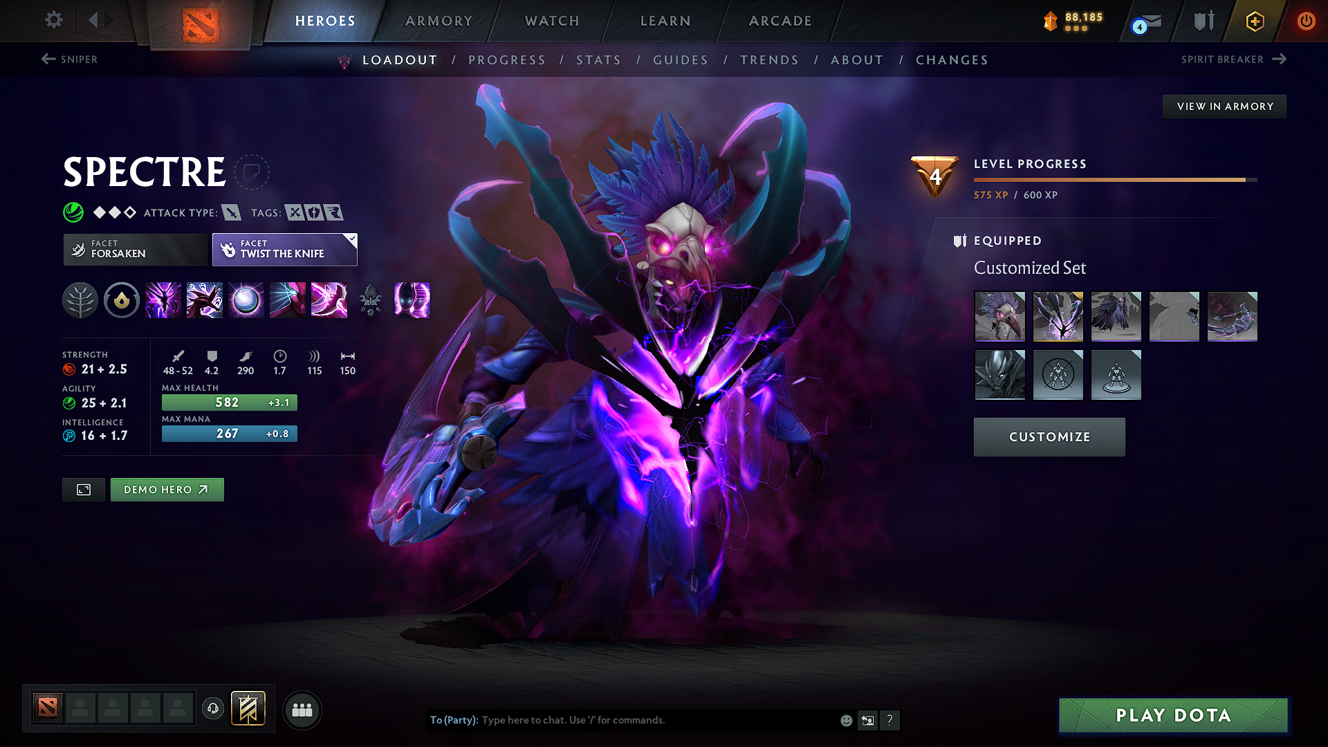 Legend V | MMR: 3575 - Behavior: 8180 - Communication: 8180