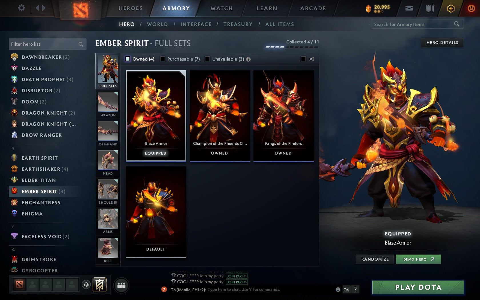 Legend I | MMR: 3094 - Behavior: 8546 - Communication: 8546