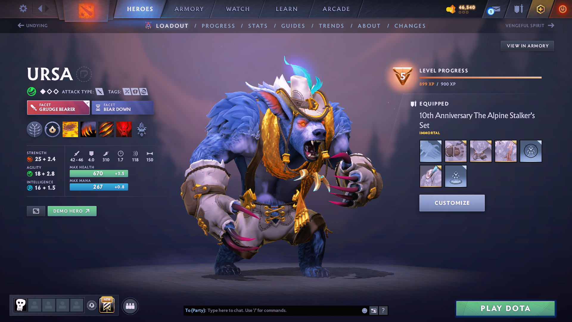 Legend V | MMR: 3689 - Behavior: 11490