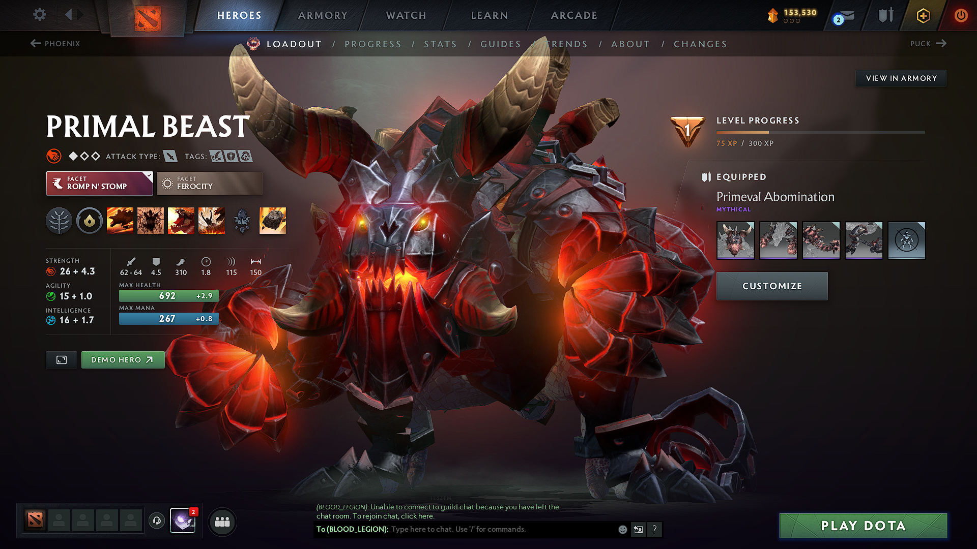 Herald IV | MMR: 495 - Behavior: 11547 - Communication: 11547