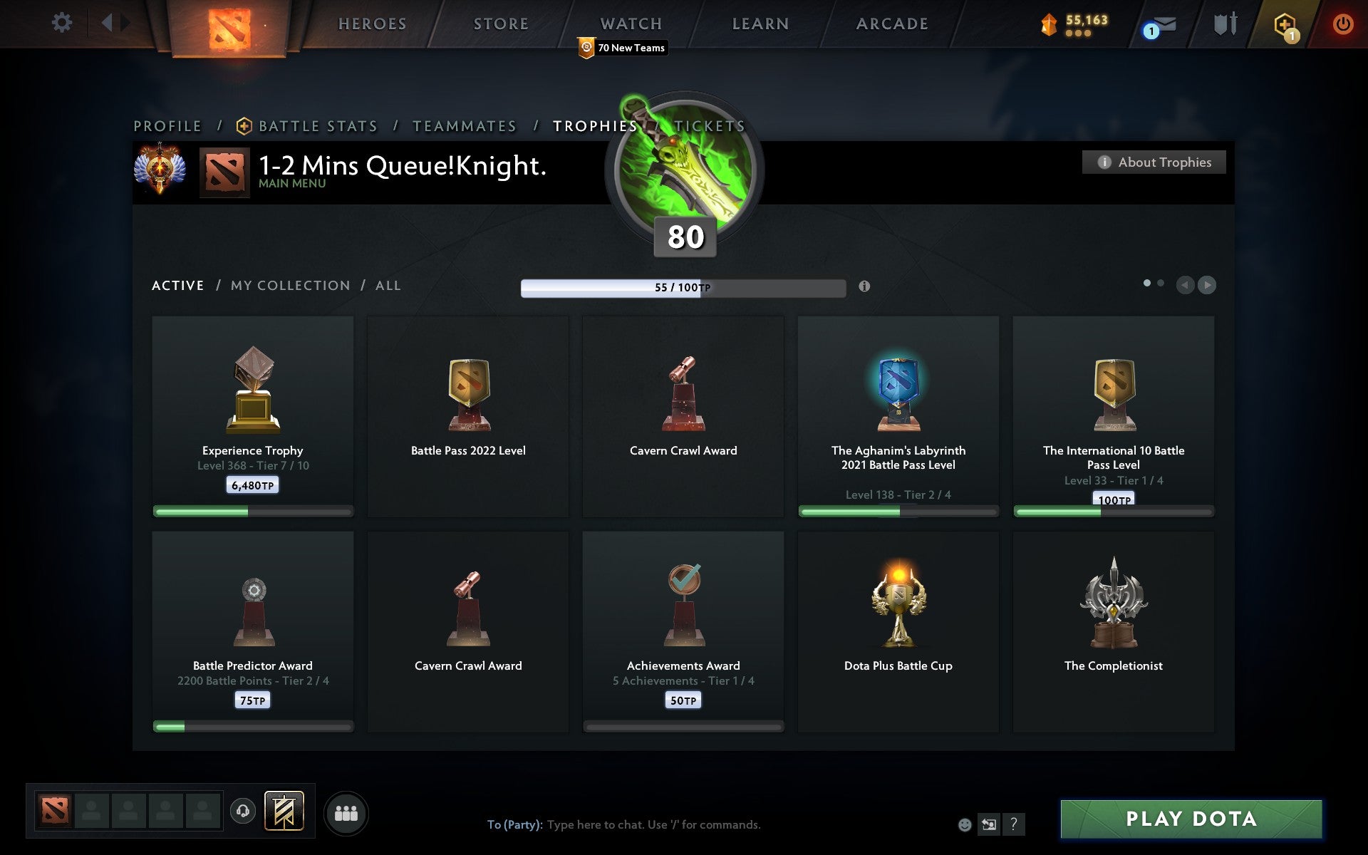 Immortal | MMR: 5707 - Behavior: 10000