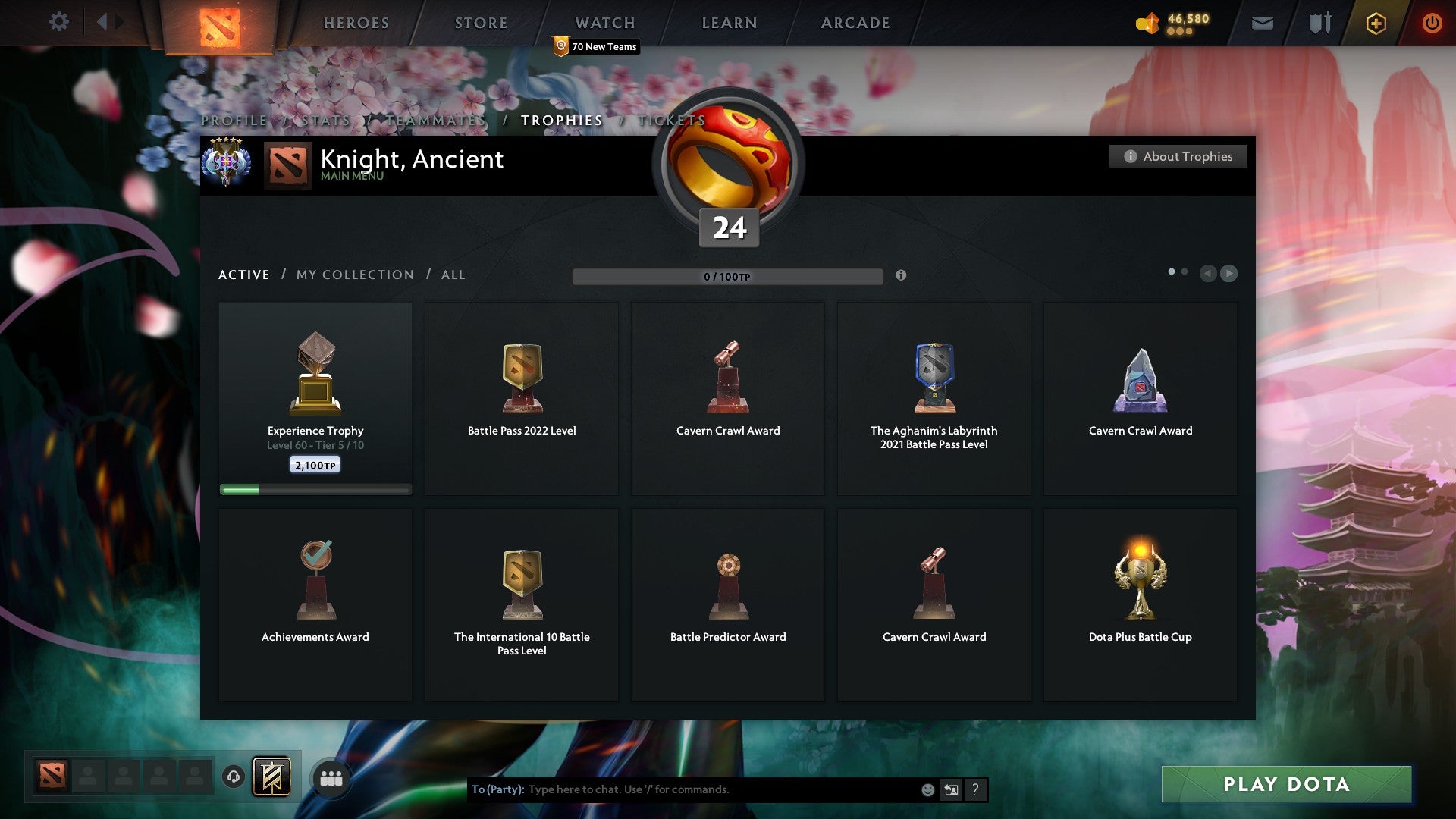 Ancient V | MMR: 4439 - Behavior: 10000